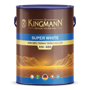 [KM-689] Sơn siêu trắng trần cao cấp kingmann
