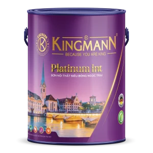 [HG - 298] Sơn nội  thất siêu  bóng ngọc trai kingmann